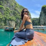 Ashika Ranganath Instagram – Phi phi you beautyyyy 🤍🏝 

Pc @anusha.ranganath_ 😘
#Throwback #vacay #thailand Maya Bay, Koh Phi Phi Leh, Thailand