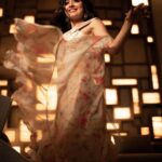 Ashika Ranganath Instagram - Team behind putting up this amazing look! Shot by @vasukikarkone Make up @urjapatel_artistry Hair @shrutihairartistry Outfit @dazzles_studio x @paulmiandharsh Jewellery @sri_ganesh_sadashivnagar Hair accessories & rings @akalpa_by_harshitha #avatarapurushatrailerlaunch #prereleaseevent #may6th