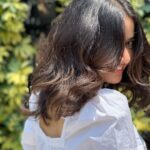 Ashika Ranganath Instagram - Breezy summer look 🫠 . . For Avatarapurusha promotions Styling & make up by favourite @urjapatel_artistry 💗