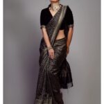 Ashika Ranganath Instagram - Styled by @tejukranthi Saree @sailesh_singhania Jewellery @amrapalijewels MUA @makeoverwithlakshmi_shetty PC @photographer_ajay