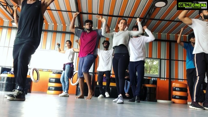 Ashika Ranganath Instagram - Dancing has always been my confidence, power and strength. Never shared a video with you all ♥️ Here you go with my favourite block..rehearsal bit. With Mohan & team