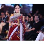Ashika Ranganath Instagram - Walking the ramp for the first time at #bangalorefashionweek as a showstopper for @ashokmaanay Kashmiri was their theme and I loved walking for him☺️ PC : @madhupkiran 📸 #btfw2019 Sheraton Grand Bangalore Hotel at Brigade Gateway