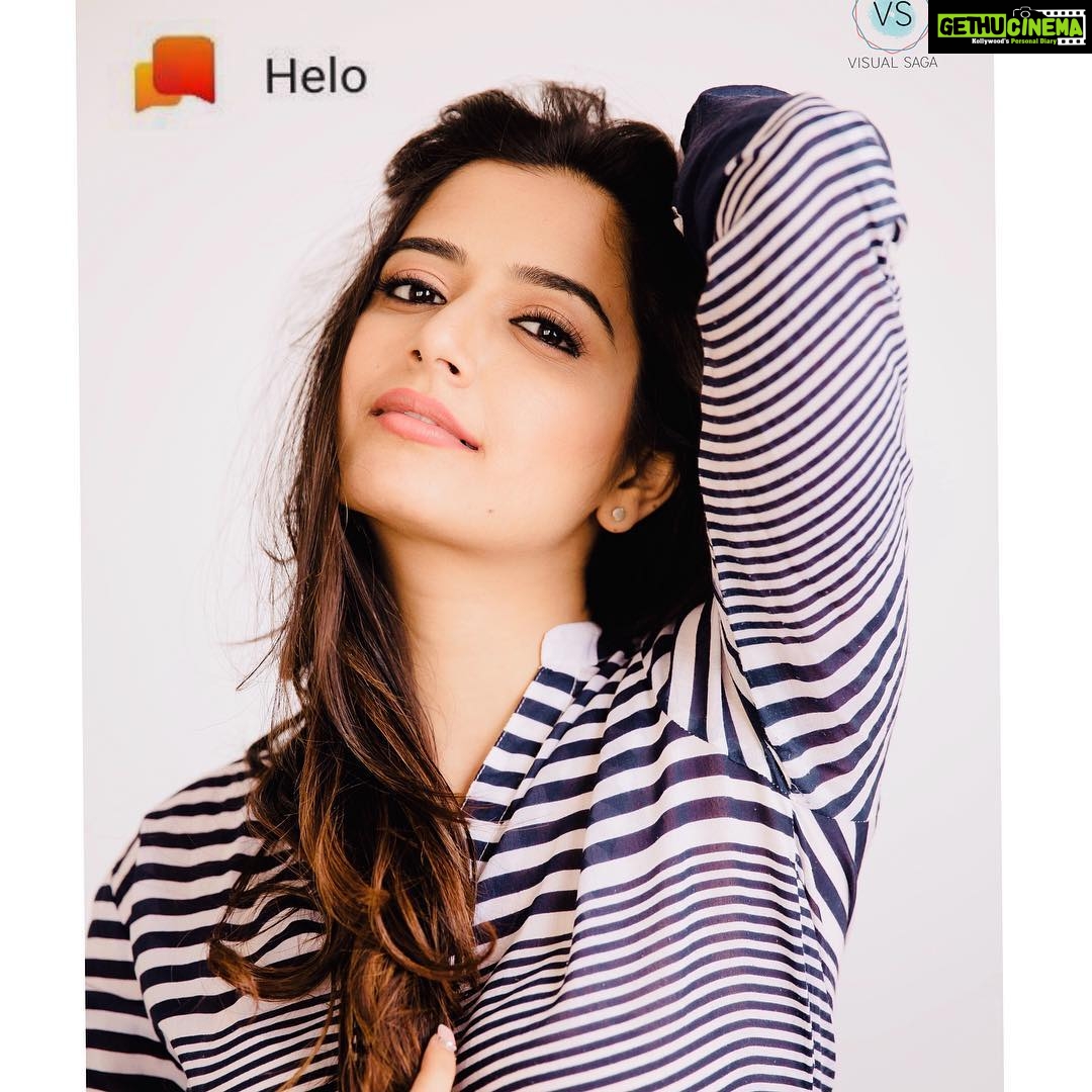 Ashika Ranganath Instagram - 🌸 hello Find me on #Heloapp @ http://m.helo-app.com/s/SrhvwFd . . . PC : @vidyasagar_ofvisualsaga @visual_saga MUA : @shreeyapawar_makeup_studio