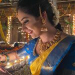 Ashika Ranganath Instagram - ದೀಪಾವಳಿ ಹಬ್ಬದ ಶುಭಾಶಯಗಳು 🪔 Wishing everyone a happy Diwali ✨