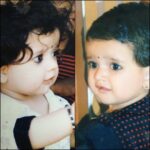 Ashika Ranganath Instagram - Happy children’s day 🤗🙆🏼💕 time to show off how cute when we were kids 🙌🏻😅