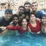 Ashika Ranganath Instagram - With best ones ❤️ @ashishhh777 @suprithshekar @govilkunal @ashish_ash04 @akarsh__jain @saachi_c_jain @chethan_ramesh
