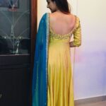 Ashika Ranganath Instagram - Loved every detailing in this dress ❤️ babe you’re a saviour 😘 I m sorry I come up to you last minute (due to exams tension I’d just forgotten🙈🙆🏼) but still you’ll have something for me everytime 😍thank you so much @shachinaheggar