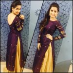 Ashika Ranganath Instagram - Outfit for #Massleader audio launch 😍. Designed by our very own @by_shradha_ponnappa 💕 Tysm for making this beautiful dress ! Styling : myself 😉😆