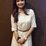 Ashika Ranganath Instagram - Today's pre-release press meet .. #mugulunage 1 day to go ✌🏻🙌🏻 fingers crossed