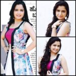 Ashika Ranganath Instagram - Anybody can look pretty in these kind a beautiful outfits designed by @arundathi_anjanappa ❤️thanks a lot for designing n styling darling ..