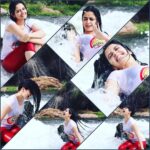 Ashika Ranganath Instagram - Love to play in water 💦❤️ thanks for all the candids Mr.Cool @suprithshekar ! #noedits #nomakeup #canon6D #naturelover