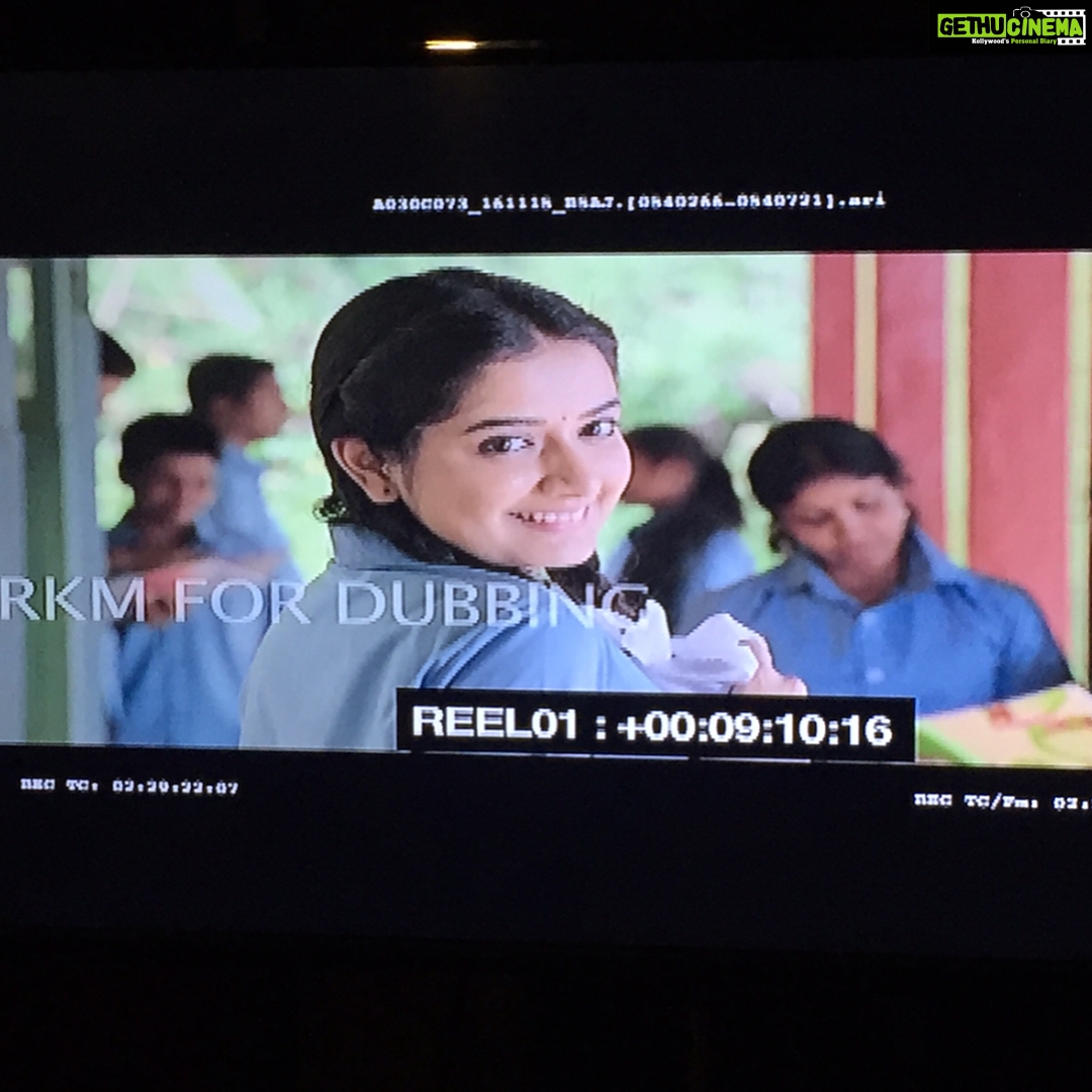 Ashika Ranganath Instagram - Finished dubbing for my cute lil role in #rajukannadamedium ..loved playing it 😍 hope you'll will like it 🙈 #gurunandan #Ashika