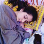 Ashika Ranganath Instagram - When mom clicks a lovely picha .. good night everyone #shootime #caravanstories #withmom ❤