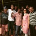 Ashika Ranganath Instagram - My first team 😍 #throwback #crazyboy #lastday #songshoot #missthosedays ❤