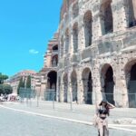 Ashrita Shetty Instagram – When in Rome… 🧳🔥🧢🤎