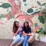 Ashrita Shetty Instagram – New favourite hang out spot @santeblr 😍👯‍♀️ 
#freefoodforlife 🤪 Sante Spa Cuisine