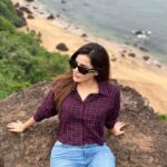 Ashu Reddy Instagram – Incredible Goa💋 #ashureddy #goanvibes #natureheals #colabeach 🌴 Cola Beach