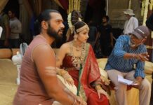 Ashwin Kakumanu Instagram - A still from the shoot of the film.Truly a one of a kind experience to be part of this epic duology directed by Mani sir. To grow up on his films and remember how each of them were events when they came out and the memories associated with them to being part of his vision is a moment to cherish. #ps1 #ponniyinselvan #kalki #maniratnam #sendhanamudhan #theoutsider