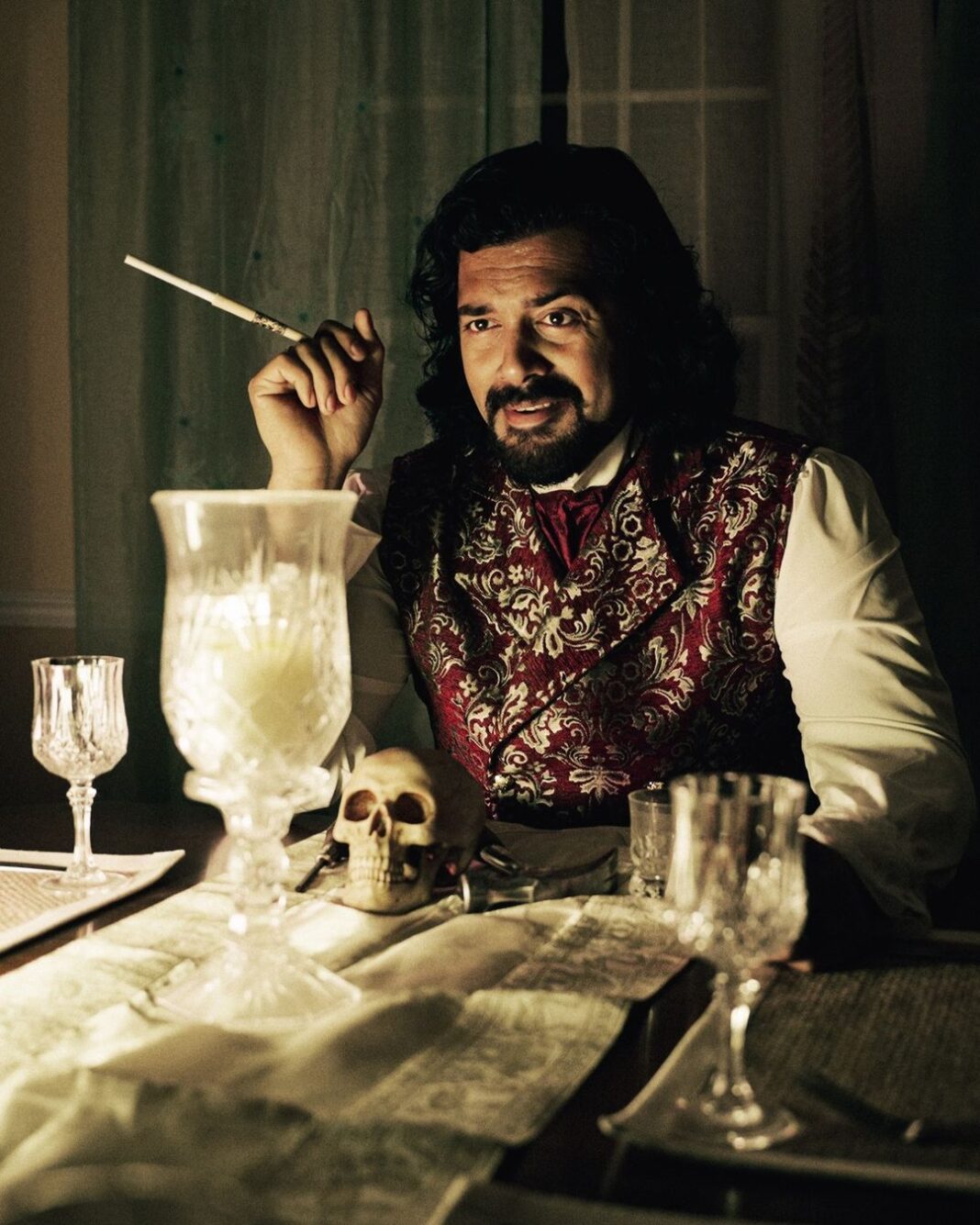 Ashwin Kakumanu Instagram - I love Mr. Quentin Tarantino 's films,I love westerns and I love a good villain, so here was a chance to capture the essence of one of the most villainous SOB's in Film - Calvin Candie from Django Unchained 