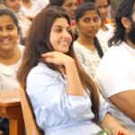 Athmiya Instagram – Shafeekinde Santhosham at BCM College,Kottayam 🤗❤️