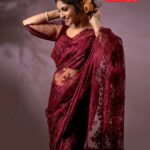 Athmiya Instagram - @athmiyainsta Wearing Reddish maroon designer net saree with self embroidery and beads work all over Inframe : @athmiyainsta Costumes : @swayamvarasilksindia Photography : @aghoshvyshnavamofficial MUA : @avinash_s_chetia Styling : @leirakuncysiby Ornaments : @bellamariaindia @riddhi_rental_jewellery #swayamvarasilksindia #swayamvarasilks #onam #newcollection #couture #reddish #maroon #netsaree #embroidery #beadwork #fashioncouture #designerwear #fashioninsta #athmiya #athmiyarajan #keralafashion #newarrivals #athmeeya #aathmia #athmiyactress #instafashion #photoshoot #grogeous #fashionworld #kerala #fashionindia #fashion #fashionstyle #trending #india