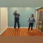 Avinash Tiwary Instagram - @akshitatiwary making sure I don't laze too much during this Quarantine period...She decided to do a short Choreography and asked me to join in... My clumsy lazy self trying to follow her directions here...Hope you guys are good and having fun like we are trying to :) #ATkaLockdown