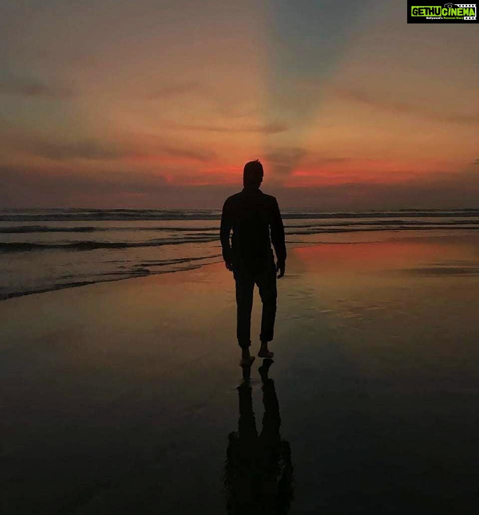 Avinash Tiwary Instagram - The sun sets... The smoke blows out of her mouth making grey clouds,No longer to carry rain or usher storm but to break the light into the warm glow kissing those lips i can die for! The wind brings your smell to me as even the wind cant resist touching you Every word you utter is what music means to me! The sky ,the seas,the wind,the land proclaim the magic of her hands... The one with no fingerprints :) & This... This is where the pursuit stops, as its impossible to look at the sunset and not Dream!