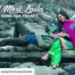Avinash Tiwary Instagram - #Repost @balajimotionpictures (@get_repost) ・・・ A song that you have been eagerly waiting for! #OMeriLaila out today! @imtiazaliofficial @ektaravikapoor @avinashtiwary15 @tripti_dimri @atifaslam @zeemusiccompany @preetyali #SajidAli @ruchikaakapoor #LailaMajnu #PyaarMeinPaagal