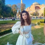 Avneet Kaur Instagram – She’s at peace and yet somehow on fire.🦋✨ Hagia Sophia Church, Istanbul