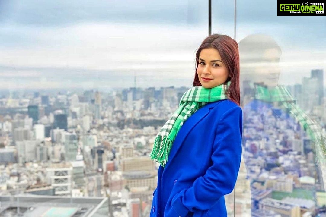 Avneet Kaur Instagram - At the 🔝💙 #shibuyasky #shibuyascramblesquare SHIBUYA SKY