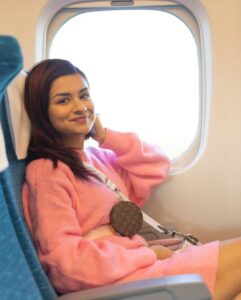 Avneet Kaur Instagram - Sometimes it’s the journey that teaches you a lot about the destination.💗🚂 #JNTO #VisitJapan #Japan #travel #TravelInJapan #TravelToJapan #JapanCelebrates #bullettrain #sinkansen #bullettrainjapan Osaka Bullet Train