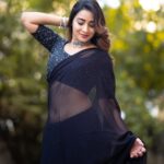 Bhanu Sri Mehra Instagram – 🧿

#blacksaree #blackandwhite #love