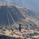 Bhanushree Mehra Instagram - Ok the audio makes it look fun but this was honestly quite scary. I had my eyes shut mostly through out !! 😅 🚴‍♀️ @justwravel . . . Would you try sky cycling?? . . . . #birbillingdiaries #bir #birbilling #skycycling #adventure #justwravel Bir Billing Adventures