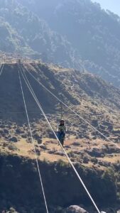 Bhanushree Mehra Instagram - Ok the audio makes it look fun but this was honestly quite scary. I had my eyes shut mostly through out !! 😅 🚴‍♀️

@justwravel 
.
.
.
Would you try sky cycling??
.
.
.
.
#birbillingdiaries #bir #birbilling #skycycling #adventure #justwravel