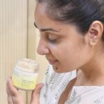Bhanushree Mehra Instagram - Here’s a simple & effective body care routine by @lavedicsofficial which is great for the changing weather. Enriched with 100% natural ingredients, these products help in keeping your skin nourished & hydrated during dry winters while fighting the signs of ageing and keeping skin firm. - Turmeric & vitamin e body scrub helps to gently scrub away dead skin cells without stripping the skin of its natural oils. - Replenishing body oil with bakuchiol helps to fade away stretch marks and keeps skin soft, smooth & hydrated . . . . . #lavedics #bodycare #naturalproducts