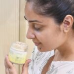 Bhanushree Mehra Instagram – Here’s a simple & effective body care routine by @lavedicsofficial which is great for the changing weather. 

Enriched with 100% natural ingredients, these products help in keeping your skin nourished & hydrated during dry winters while fighting the signs of ageing and keeping skin firm. 

– Turmeric & vitamin e body scrub helps to gently scrub away dead skin cells without stripping the skin of its natural oils. 
– Replenishing body oil with bakuchiol helps to fade away stretch marks and keeps skin soft, smooth & hydrated 
.
.
.
.
.
#lavedics #bodycare #naturalproducts