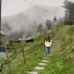 Bhanushree Mehra Instagram - This is your sign to visit this beautiful property in kufri @lifeinfirdaus I had such an incredible experience staying here. It’s nested right in the lap of nature with the most scenic views of the Himalayas. I love the rustic earthy look of the property with its minimal interiors that is designed by @arpan.jeh.pahwa who is also a wonderful and a welcoming host. He and the staff members took utmost care and made sure my stay was cozy & comfortable. I’m definitely visiting this place again ! ❤️ . . . . #kufri #hills #shimlahomestay #lifeinfirdaus #natureatitsbest Kufri, Himachal