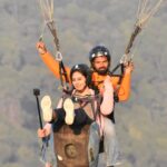 Bhanushree Mehra Instagram - WHAT a thrilling experience gliding through the skies of Bir Billing ( Himachal Pradesh) !! The feeling cannot be put into words but I think it’s safe to say that I have finally overcome my fear of heights 👏🏻 Thank you @justwravel for this incredible time. Hoping for more adventures with you 🪂 . . . . . . . #birparagliding #birbillingdiaries #paragliding #adventure #birbilling