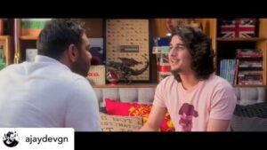 Bhavin Bhanushali Instagram - My 1st film is gonna release in 3 days ❤️ This is a different feeling ❤️ De De Pyaar De in your nearest cinema halls on 17th may ❤️. Har Har Mahadev 🙏🏻❤️. @ajaydevgn @luv_films @dedepyaarde @tseries.official