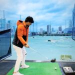 Bhavin Bhanushali Instagram - Played golf for the 1st time ❤️ London, United Kingdom
