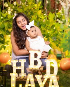 Chaitra Reddy Instagram - 17•11•2022 

🤍LAYA RAAGA🤍

Happy birthday my cute little angel 🤍
May god bless you with all the happiness u deserve my baby 🤍 

Raag’s costume : @maayol_designer 
Photography: @dhanush__photography
Decor : @shrirastueventplanners