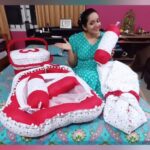 Chandra Lakshman Instagram – Our baby boy thanks @kenz_baby_wonder for this super comfortable bedding set..The fabric is very soft and the bed is designed in a very comfortable way for the baby to snuggle in..
Follow their page for more designs..
#moongirl #babyboy #collaboration