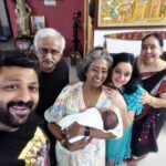 Chandra Lakshman Instagram – We met again! Our dearest @sherjd  with her kutty pattani and us❤️❤️ Felt super thrilled to catch up Sherry.. We love you!! 😘

#moongirl #bestfriend #metafterlongtime #❤️ Kochi, India