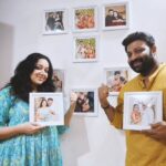Chandra Lakshman Instagram – Thank you @grid_frames for the lovely gift on our wedding anniversary ✨
@tosh.christy 
#moongirl #gridframes #portraitphotography #gift #collaboration #actor