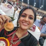 Devadarshini Instagram – Honored to receive Tamil Nadu State Award for best comedian 2011- for kanchana.. 
Congrats to @chetan_k_a , @vijichandrasekhar ❤️❤️