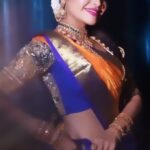 Dharsha Gupta Instagram - 💙Happy Friday💙 M&H- @blossom_bridalstudio Saree- @pachaiyappas_silks Blouse- @j2fashions Jewelry- @new_ideas_fashions @newideasfashions.tnagar Vc- kavinjeyaraj