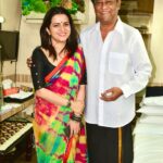 Dhivyadharshini Instagram - Happyyyyy birthday THALAIVAAAAAAAA Endrum enendrum arogiyamum sandhosamam mana nimadhiyum ungalauku epavum irukanum idan en prarthanai 🙏🧿 @rajinikanth Thalaivar forever #hbdthalaivarsuperstarrajini @soundaryaarajinikant @riazkahmed.pro #ddneelakandan