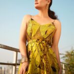 Dia Mirza Instagram - 1,2,3 🐯 Outfit @saakshakinni 💛 Styled by @theiatekchandaney HMU @shraddhamishra8 Photos by @shivamguptaphotography Managed by @shruti8711 @exceedentertainment #MammaAtWork #WorkMode #VocalForLocal #SustainableFashion