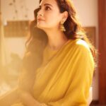 Dia Mirza Instagram - Sunday sunshine ✨☀️ Work mode in this beautiful @anavila_m outfit 🙏🏻 Jewellery by @mahesh_notandass Styled by @theiatekchandaney HMU @shraddhamishra8 Photos by @shivamguptaphotography #Sustainable #VocalForLocal #MadeInIndia