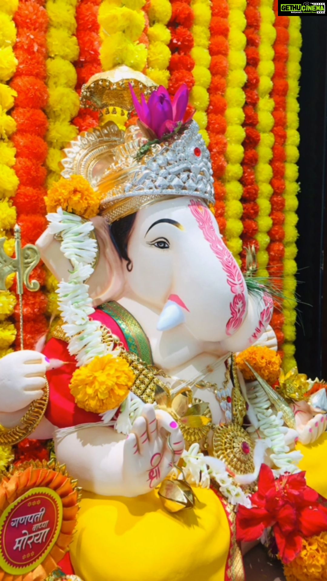 Dimple Chopade Instagram - 🌺 Ganpati Bappa Morya 🌺